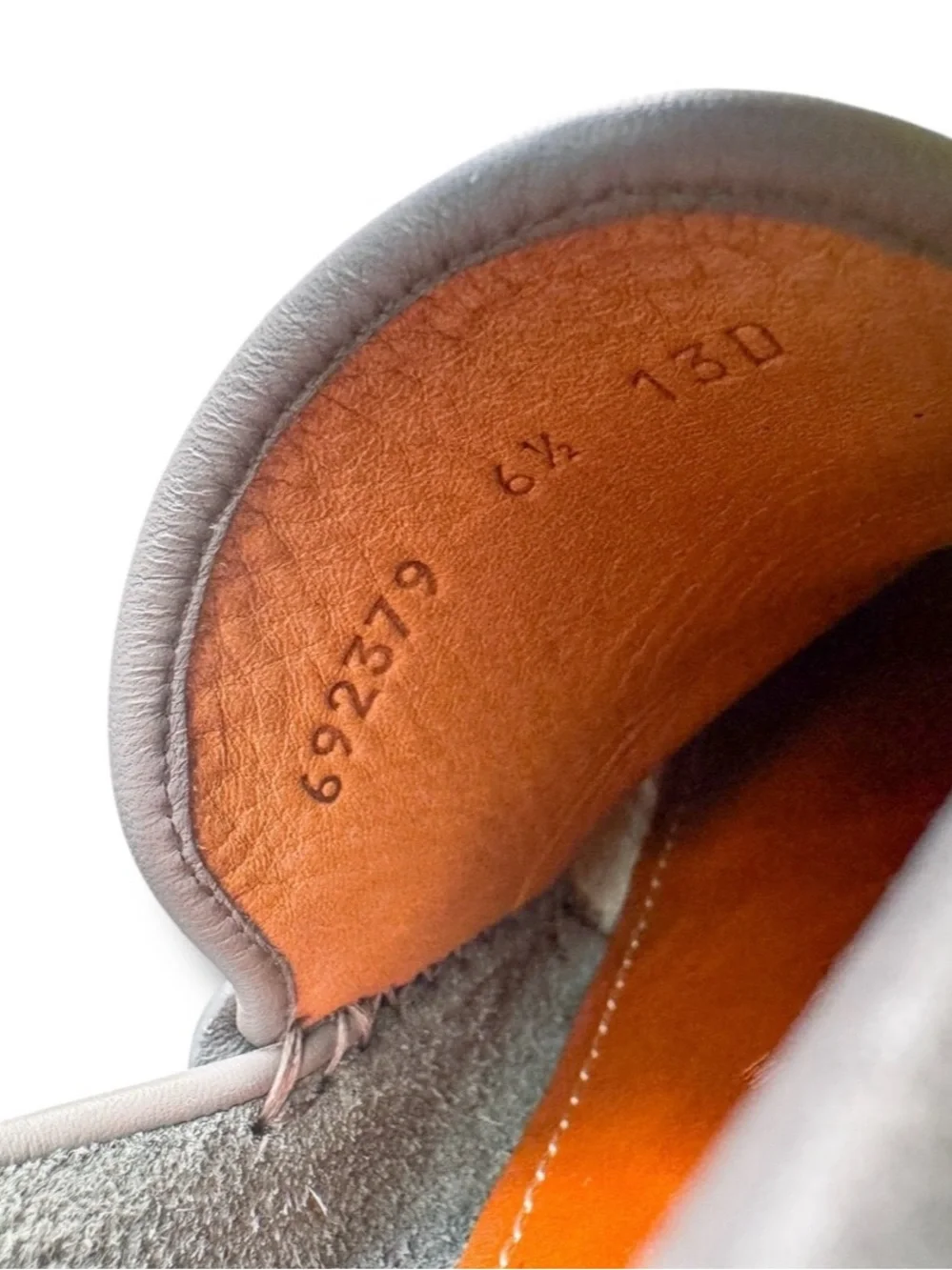 Gucci Grey Leather Interlocking G Drivers Loafers Men’s Size 6.5 / Women’s 8-8.5
